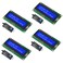 Shutao 4Pcs LCD1602 1602 LCD Module Blue Screen 16x2 Character LCD Display with IIC I2C Serial Interface Adapter Module