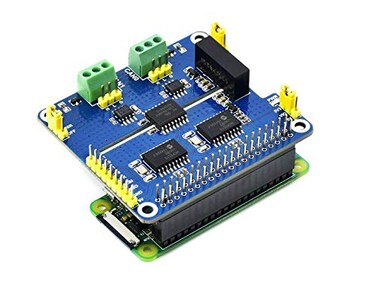 Waveshare 2Channel Isolated CAN Bus Expansion HAT Compatible with Raspberry Pi 54B3BZeroZero WZero 2WPicoPico WPico WHMCP2515 SN65HVD230 Dual Chips Solution Multi Protection Circuits