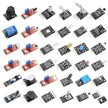 HiLetgo 37 Sensor Assortment Kit for Arduino Raspberry Pi 37 in 1 Robot Project Starter Kit