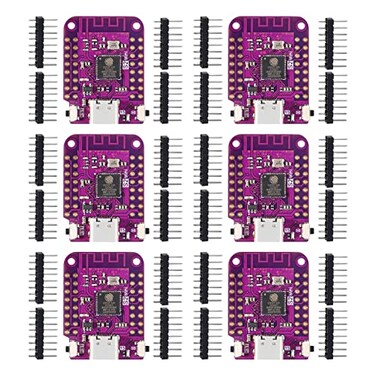 Alinan 6pcs ESP32 S2 Mini V100 WiFi IOT Board Based ESP32S2FN4R2 ESP32S2 4MB Flash 2MB PSRAM MicroPython