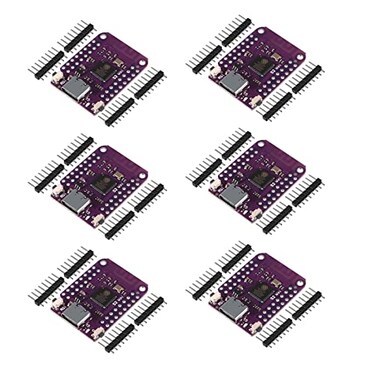 AEDIKO 6pcs ESP32 S2 Mini V100 WiFi IOT Board TypeC USB Based ESP32S2 ESP32S2FN4R2 4MB Flash 2MB PSRAM MicroPython