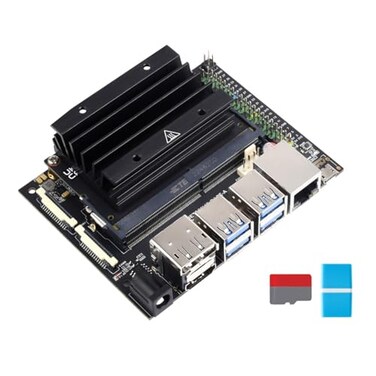 Waveshare Jetson Nano DevelopmentExpansion Kit 16GB eMMC Alternative Solution of B01 Kit Compatible with Both Jetson Nano and Jetson Xavier NX Optional Jetson Nano Core Module