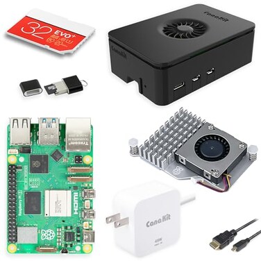 CanaKit Raspberry Pi 5 Essentials Starter Kit 4GB RAM