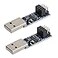 DIYmall 2PCS USB to ESP8266 Breakout CH340C ESP01 ESP01S Prog WiFi Programmer Downloader Adapter with Reset AutoDownload Circuit