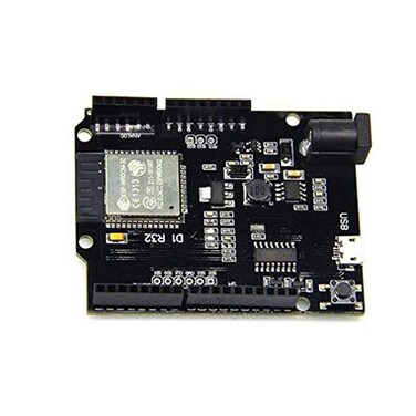 HiLetgo UNO R3 D1 R32 ESP32 ESP32 CH340G WiFiBluetoothUNO Development Board WiFi Bluetooth 4MB Flash with Micro USB for Arduino