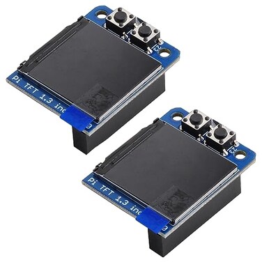 DIYmall Mini PiTFT 13 LCD Display 240x240 TFT Addon for Raspberry Pi 33V SPI ST7789 33V SPI ST7789 Full ColorPack of 2PCS