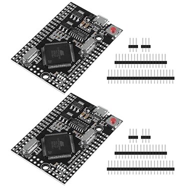 Alinan 2pcs MEGA 2560 PRO Embed CH340GATMEGA256016AU Chip with Male Pinheader Compatible with MEGA2560