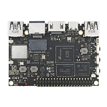 Khadas Single Board Computer VIM3 Basic Amlogic A311DFaster CPUNeural Processing Unit for AISwitchable PCIe and USB 30Dual Independent DisplaysDual Cameras216GB