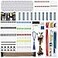 REXQualis Electronics Component Fun Kit wPower Supply Module Jumper Wire 830 tiePoints Breadboard Precision PotentiometerResistor Compatible with Arduino Raspberry Pi STM32