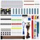 REXQualis Electronics Component Fun Kit wPower Supply Module Jumper Wire 830 tiePoints Breadboard Precision PotentiometerResistor Compatible with Arduino Raspberry Pi STM32