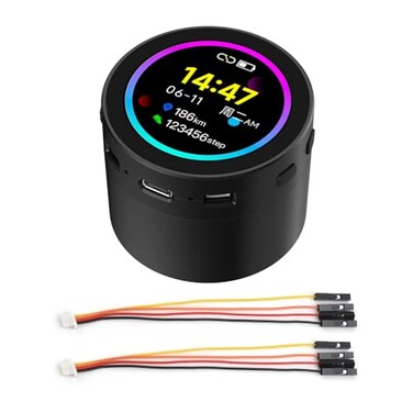 Waveshare ESP32S3 185inch Round LCD Development Board 360360 Supports WiFi Bluetooth BLE 5 AI Speech Smart Speaker Box ESP32 with Display with Speaker Box