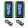 DORHEA 2PCS IIC I2C TWI Serial LCD 2004 20x4 Blue Backlight Module with I2C Interface Adapter Compatible with Raspberry Pi