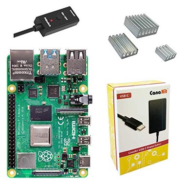CanaKit Raspberry Pi 4 4GB Basic Kit with PiSwitch 4GB RAM