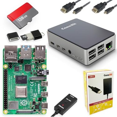 CanaKit Raspberry Pi 4 Extreme Kit Aluminum Edition 8GB RAM