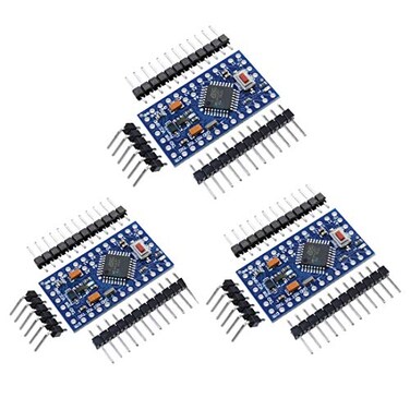 HiLetgo 3pcs Pro Mini Atmega328P 5V16M Replace ATmega128 Pro mini Atmega328 328P DC5V 16M for Arduino