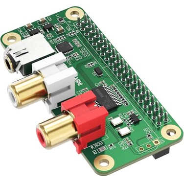 InnoMaker DAC Mini Hat PCM5122 Audio Card for Raspberry Pi 543BZero 2W 384kHz32bit HiFi Sound Shield with RCA 35mm Output