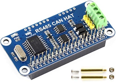 waveshare RS485 CAN HAT for Raspberry Pi 54B3B3B2BBZeroZero WWH2W LongDistance Communication via RS485CAN Function Onboard CAN Controller MCP2515 SPI Interface Transceiver SIT65HVD230DR