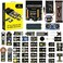 KEYESTUDIO 37 Sensors in 1 Box Starter Kit for BBC Micro bit with Tutorial Without Microbit Board Compatible with V15 V2 Microbit Sensor Kit Accessories Programming Electronics for Teens Adults