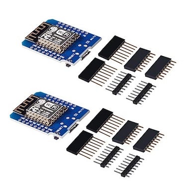 ATNSINC WLAN WiFi Internet Development Board D1 Mini NodeMcu Lua 4M Bytes Development Module Base on ESP8266 ESP12F for Arduino Compatible with WeMos D1 Mini 2PCS