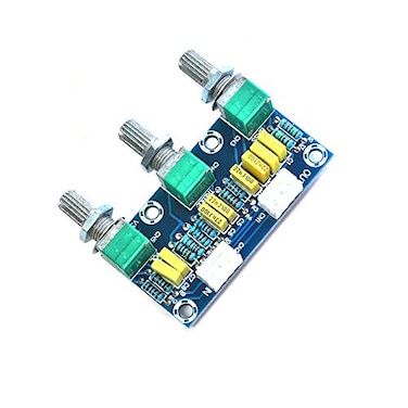 Comimark 1Pcs XHM802 Passive Tone Volume Bass Treble Control Board Preamplifier Module