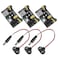 ALAMSCN 33V 5V MB102 Solderless Breadboard Power Supply Module with 9V Battery Clip Power Cable 21x 55mm Male DC Jack Plug for Arduino Pack of 3