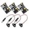 ALAMSCN 33V 5V MB102 Solderless Breadboard Power Supply Module with 9V Battery Clip Power Cable 21x 55mm Male DC Jack Plug for Arduino Pack of 3