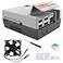 GeeekPi Case for Raspberry Pi 4 Pi 4 Case with Cooling Fan and Pi 4 Heatsink Retro Gaming Game4Pi Case for Raspberry Pi 4 Model B4B