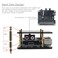 Geekworm Case for Raspberry Pi 4 Universal HAT Size Pi Case DIY Kit Protective Acrylic Case for Pi 54B3B3B2BB and Pi Hat Expansion Board