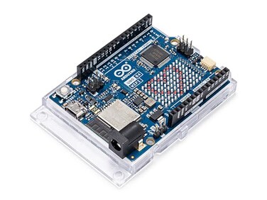 Arduino UNO R4 WiFi ABX00087 Renesas RA4M1 ESP32S3 WiFi Bluetooth USBC CAN 12bit DAC OP AMP Qwiic Connector 12x8 LED Matrix for Advanced IoT Embedded Projects