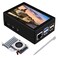 GeeekPi 35 inch HDMI Touch Screen with Case for Raspberry Pi 5 with Official Pi 5 Active Cooler 320x480 Monitor TFT LCD Display for Raspberry Pi 5