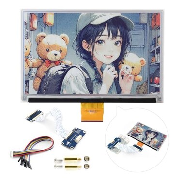 Waveshare 73inch 6Color EPaper Display Module Compatible with Raspberry Pi 54B3BZeroZero WZero 2WPicoPico WPico WH Support Jetson NanoJetson Orin Nano
