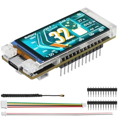 MakerHawk Vision Master T190 ESP32R8 LoRa Development Board SX1262 Chip with 19 TFTLCD Screen LoRaWAN BLE 50 WiFi Compatible with Arduino LoRa Meshtastic902928MHz