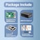 RasTech Raspberry Pi 5 Kit 8GB RAM with Pi 5 CaseActive CoolerScrewdrive and Pi 5 8GB Board Included