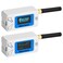 MakerHawk 2 Pack ESP 32 Lo Ra V3 Development Board 1100mAh Battery Protect Case Set with 915MHz Antenna and SX 1262 Surport WiFi Blue Tooth Lo Ra V3 Devices for Meshtastic Ar duino LoRawan IOT
