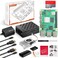 Vemico RasTech Raspberry Pi 5 16GB Kit 64GB Edition with Active CoolerGaN 27W 51V5A USBC Power SupplyPi5 16GB Board64GB Card Readers Kit Case for Pi 5Dual 4K Micro HD Out Cables and User Manual