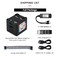 WayPonDEV Sipeed NanoKVM IPKVM Mini Remote Control Operations Maintenance Server 2Gbit 256MB DDR3 RISCV Linux Development Board 1TOPS NPU 1GHz C906 RISCV CPU USB HDMI 100M Network Port Black Full Kit