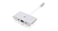 IOGEAR USBC 4 in 1 Docking Station 1 HDMI 4K 30Hz Out 1 USB 30 5Gbps Out Ethernet LAN Port USBC 60W Pass Through Mac Win GUH3C3PD