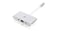 IOGEAR USBC 4 in 1 Docking Station 1 HDMI 4K 30Hz Out 1 USB 30 5Gbps Out Ethernet LAN Port USBC 60W Pass Through Mac Win GUH3C3PD
