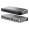 ALOGIC MX3 4K Triple Display Docking Station 11in1 USBC Dock with 3X DisplayPort 100W Laptop Charging USB Hub Ethernet SD microSD Card Reader Audio Jack for Windows Laptops