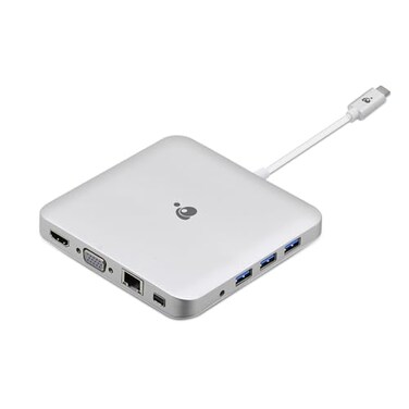IOGEAR Compact USBC Docking Station with Power PassThru GUD3C03