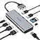 MOKiN MacBook Pro Docking Station Dual Monitor MacBook Pro HDMI Adapter9 in 1 USB C Adapters for MacBook Pro Air Mac HDMI Dock Dongle Dual USB C to Dual HDMI Ethernet 3USB SDTF100W PD