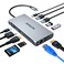 SUTOUG 12 in 1 USB C Hub Docking Station Triple Displays Laptop Docking Station for MacBook Pro and Windows2 HDMI DP 100W PD SDTF Card Reader 3 USB 30 Ports MAC OS only Support Mirror Mode