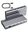 LSIKMC Laptop USB c Docking Station 4 Monitorslsikmc 13in1 usbc Hub with Dual HDMI 4kDP 4k VGA 100W PD Gigabit Ethernet3USB 30USBcSDTF Card Reader35Audio Computer Dock for DellHPLenovo
