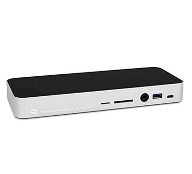 OWC 14Port Thunderbolt 3 Dock with Cable Compatible with Windows PC and Mac Silver OWCTB3DK14PSL
