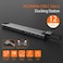 j5create USB C Dual 4K 60Hz Display Docking Station 12in1 Builtin M2 SSD Slot HDMI DisplayPort 10Gbps USBA Card Reader PD 100W Ethernet for 2021 MacBook Pro JCD552