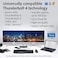 Kensington SD5780T Thunderbolt 4 Dual 4K Docking Station with up to 100W Power Delivery SD Card Reader HDMI Thunderbolt 4 Ports for Windows and MacBooks K33040NA