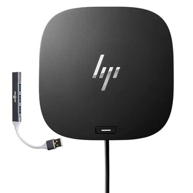 HP USBC Essential Dock G5 1 SuperSpeed USB TypeC 2 USB TypeA1 Audio Jack 2 DisplayPort 14 1 HDMI 20 1 RJ45 2 SuperSpeed USB TypeA Charging Bundle Dockztorm Dock 78L94AAABA0R Black