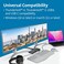 Kensington SD5760T Thunderbolt 4 Dual 4K Docking Station 100W PD 2 x HDMI SDMicro SD 40 Card Slots 60Hz for Windows Laptops and MacBook Pro K34110NA Black
