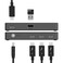 SABRENT Thunderbolt 4 Hub 60W Charging USBC Dock for Laptops 3X TB4 1x USBA Supports Dual 4K60Hz or 8K60Hz Display TB4 Cable macOSWindows Compatible HBTBT4