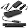 Lenovo USBC Dual Display Travel Dock w 100W Power Adapter 7 Ports Integrated USBC Cable Universal Compatibility Dual Displays at 4K Black